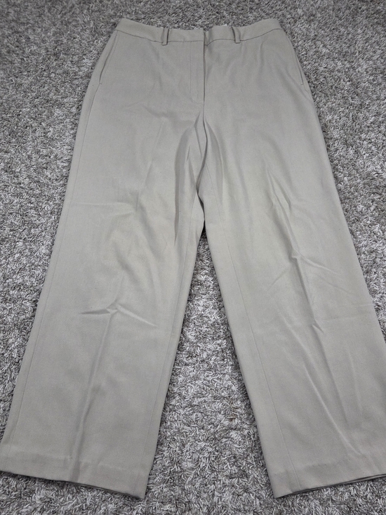 Eddie Bauer Pants - Eddie‎ Bauer Women's Dress Pants Trouser Wide Leg Quiet Luxury Sz 12 Khaki Tan